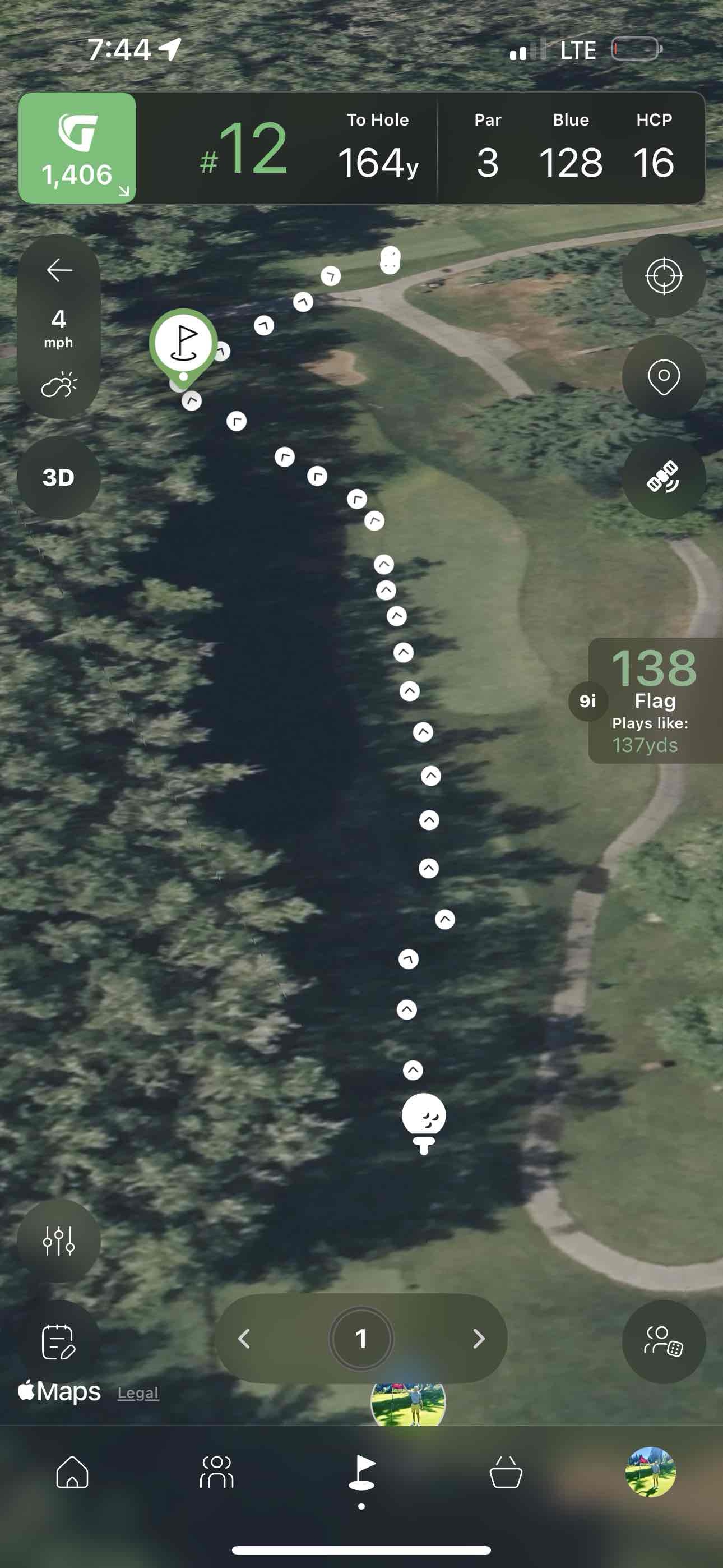 Golfer photo from a round at Witch Hollow at Pumpkin Ridge Golf Club in North Plains, Oregon